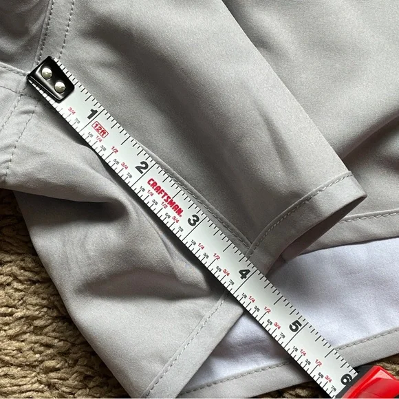 Maamgic Men's 4” Lined Shorts (Gray and Black) - Small - Picture 6 of 9